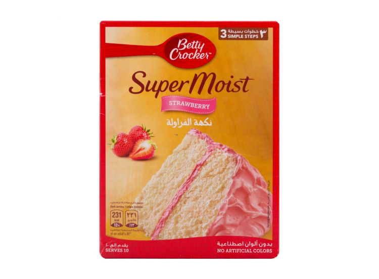 Betty Crocker Strawberry Cake Mix 500 gm