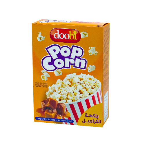 dobby microwave popcorn with caramel