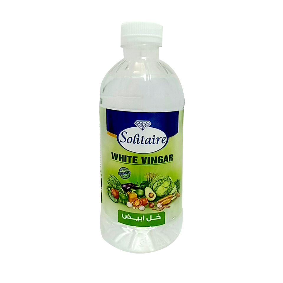 خل ابيض سوليتير 500مل\ كرتونة *12 حبة