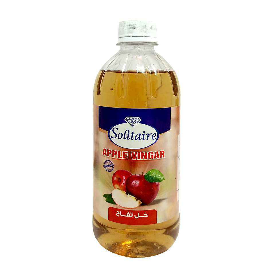 خل تفاح سوليتير ٥٠٠ مل  كرتونة *١٢ حبة