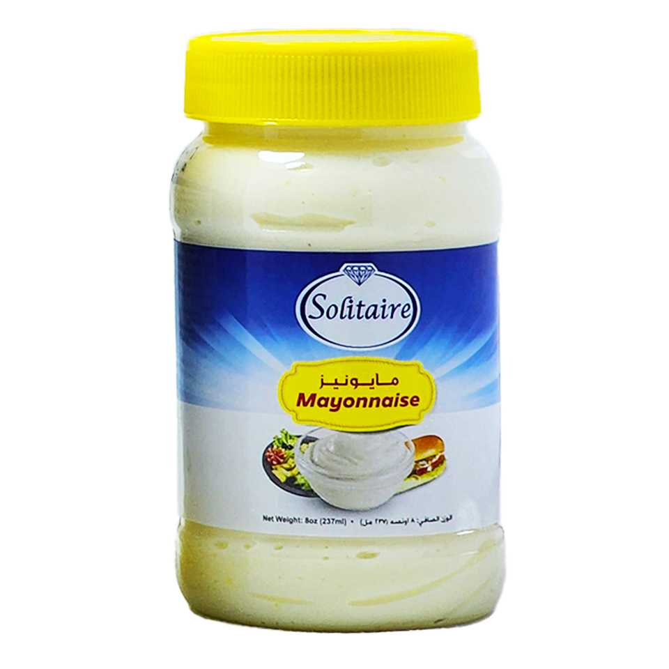 8 oz solitaire mayonnaise
