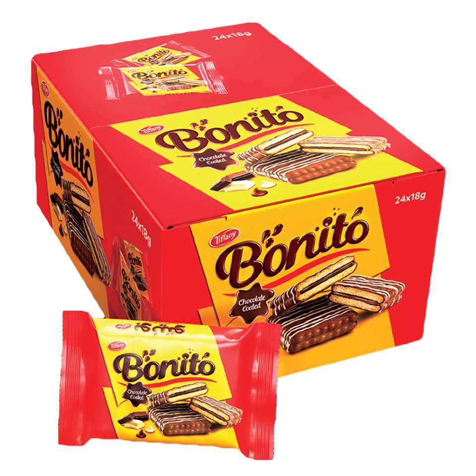 Bonito chocolate dipped biscuit