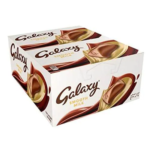 Galaxy chocolate with milk, 36 gm * 24 pieces