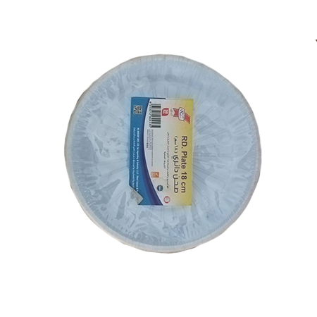 صحن بلاستيك 16.5 سم (50صحن)