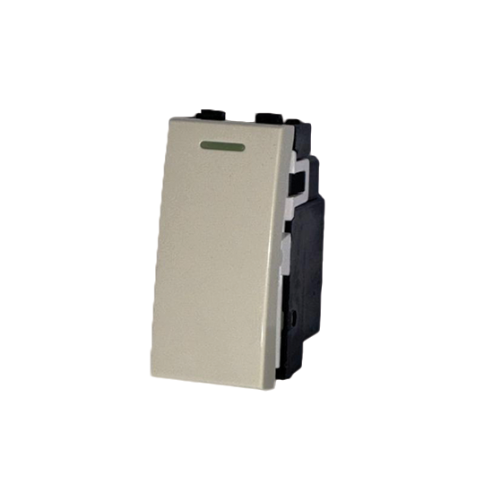 Gang 2M Ivory Rocker Switch W/LED  QVQ