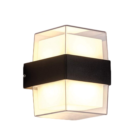 Light Outdoor Cube Worm Up&Down 2.L 12.W Glob Vetro VE-0023