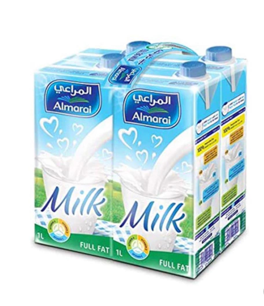 حليب سائل المراعي 1 لتر 