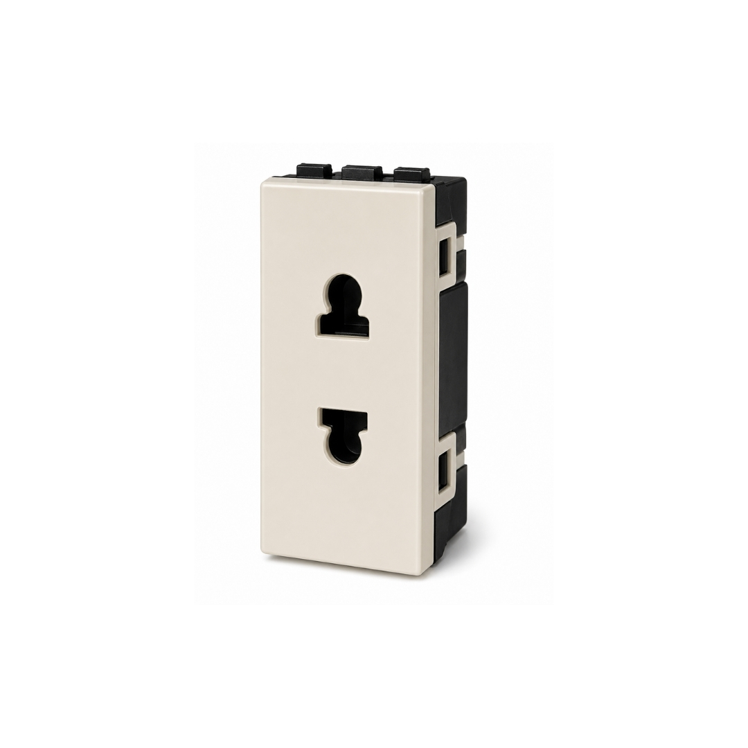 1 Gang Beige Socket QVQ