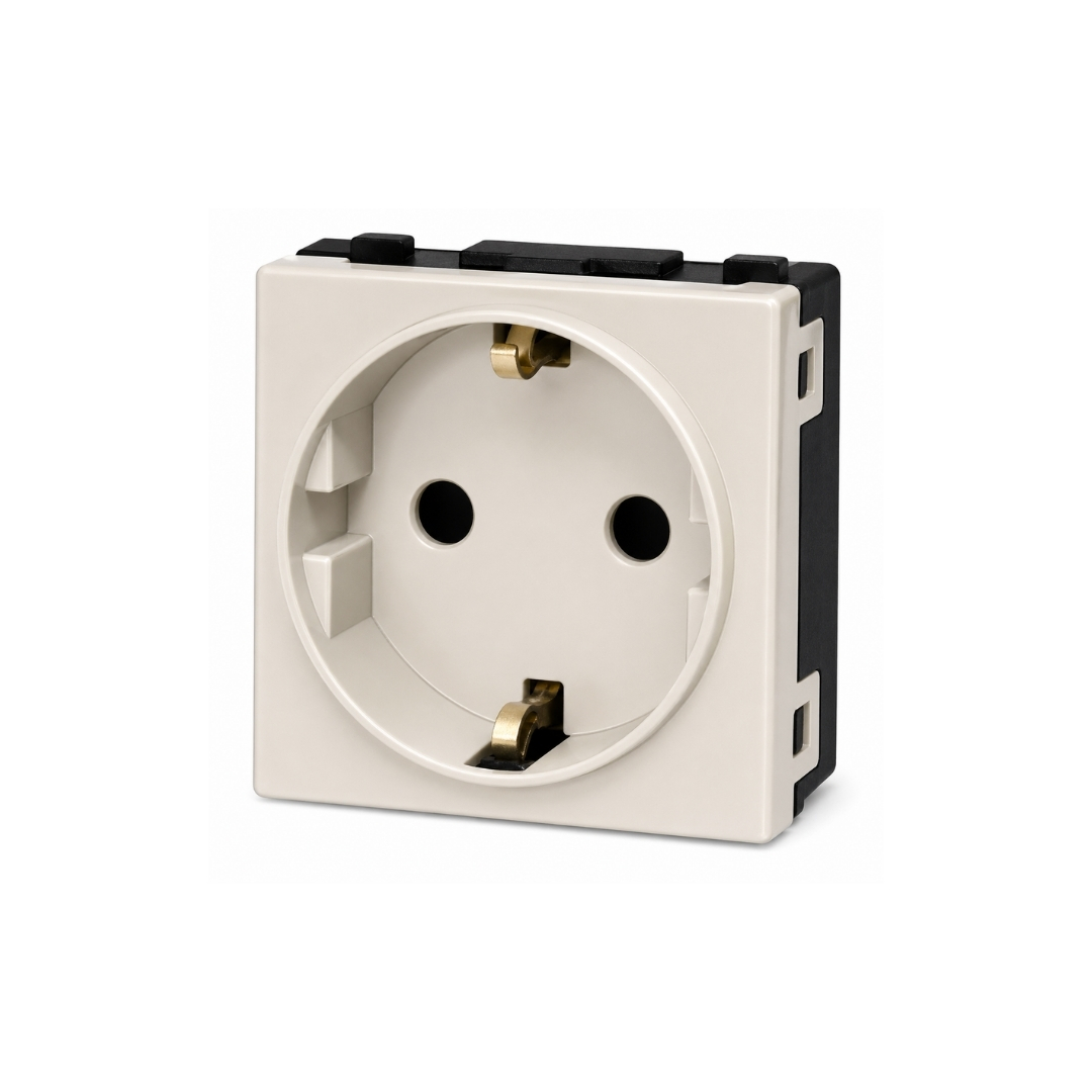 1 Gang Beige Shuocko Socket QVQ