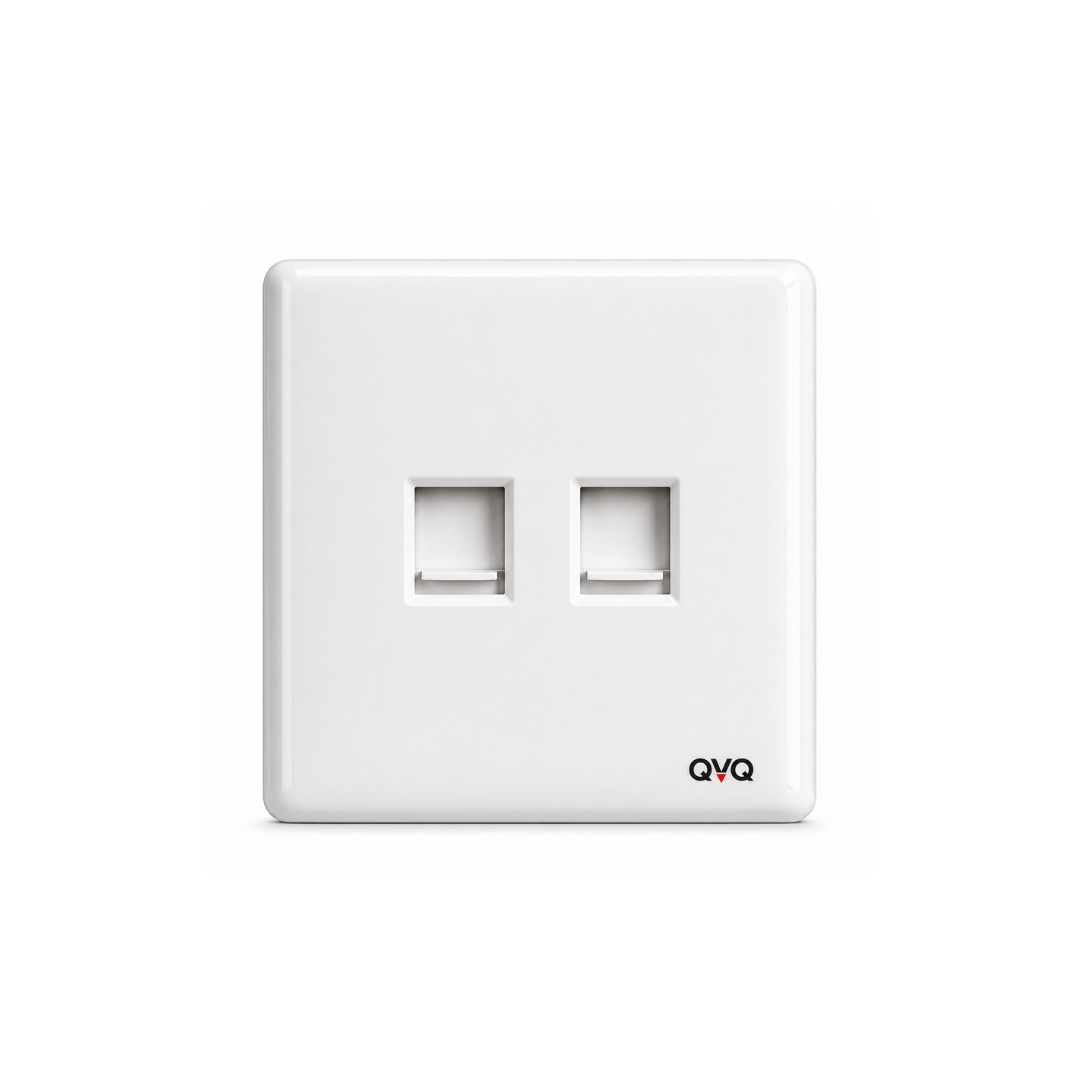 MK Data Outlet 2 Gang QVQ