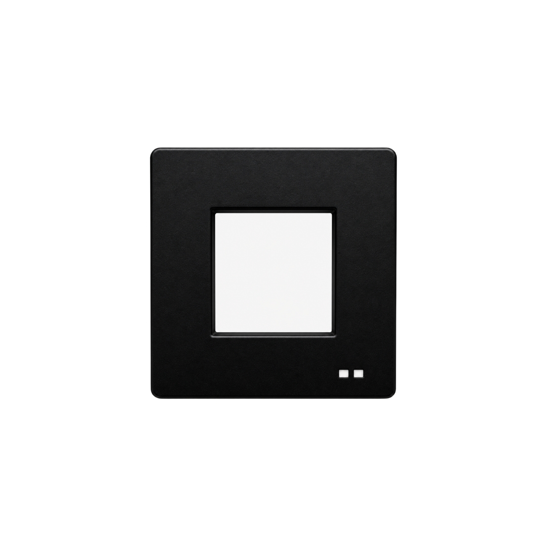 3M Matt Black English System Square Cover QVQ