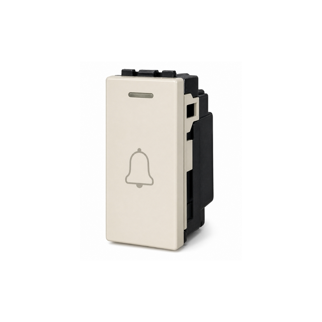 1 Gang Beige Bell Switch QVQ