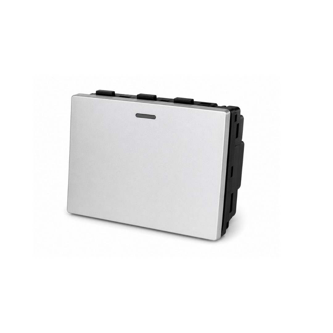 1 Gang 3M 2 Way White Rocker Switch