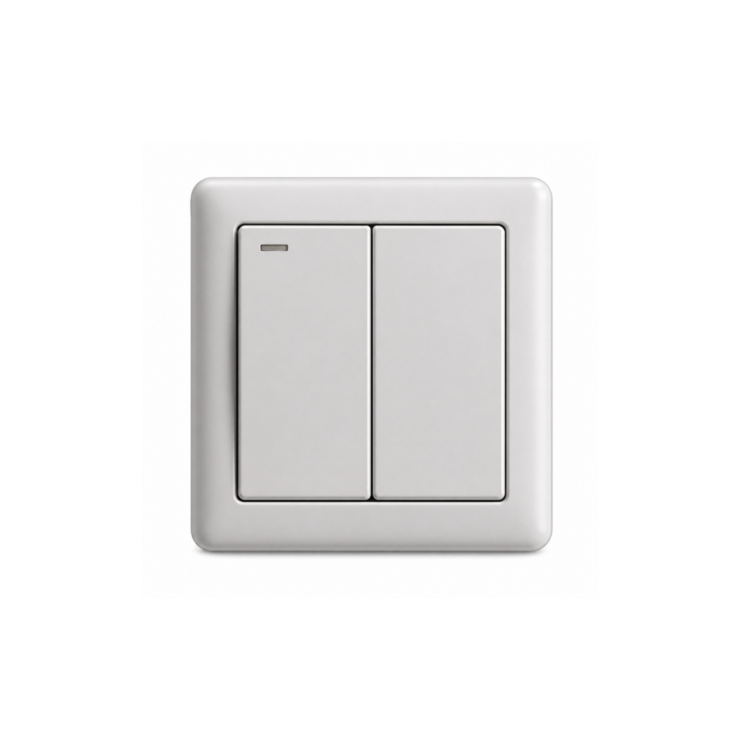 2 Gang 2 Way MK Rocker Switch QVQ
