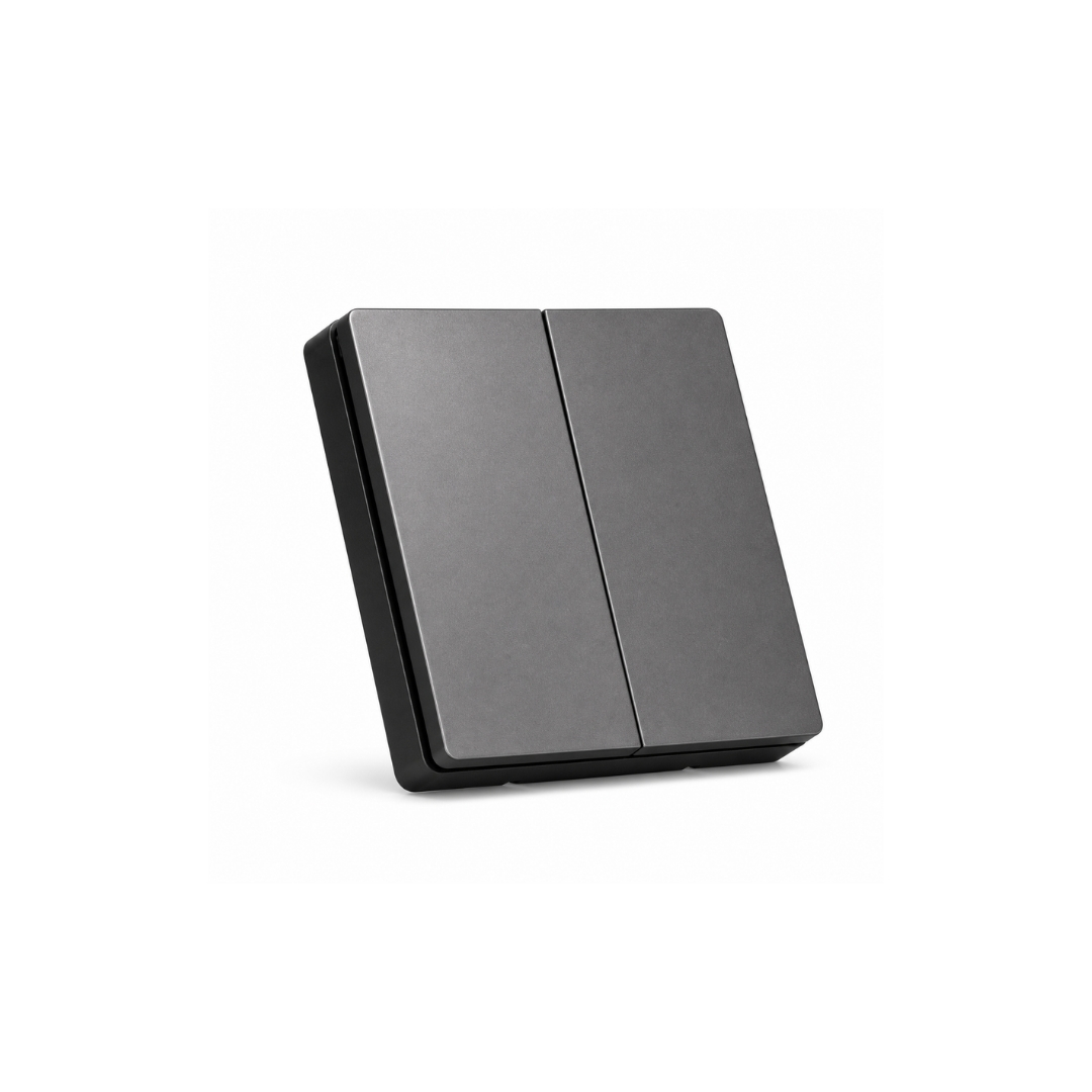 Gray Wireless Double Switch QVQ