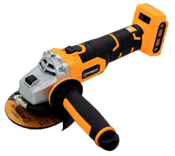 CAG323 20V Cordless Brushless Angle Grinder 2 batteries
