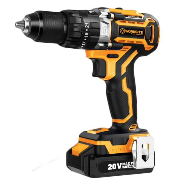 Worksite Drill cordless 21 V with Two battary 30Nm CD332HM