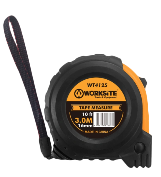WT4125 Work Site Tape measure 3m x16mm