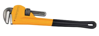 WT1167 Work Site Pipe wrench dipped handle 48 Inch/1200mm
