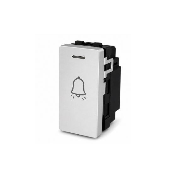1 Gang White Bell Switch W/Neon QVQ