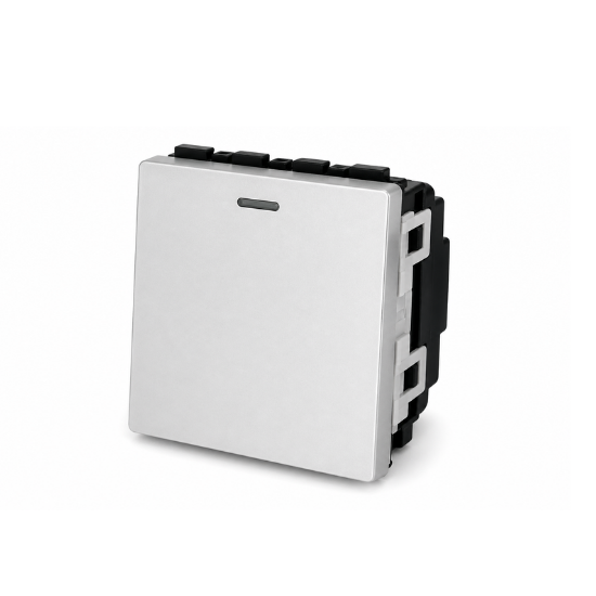 1 Gang 2M 2 Way White Rocker Switch
