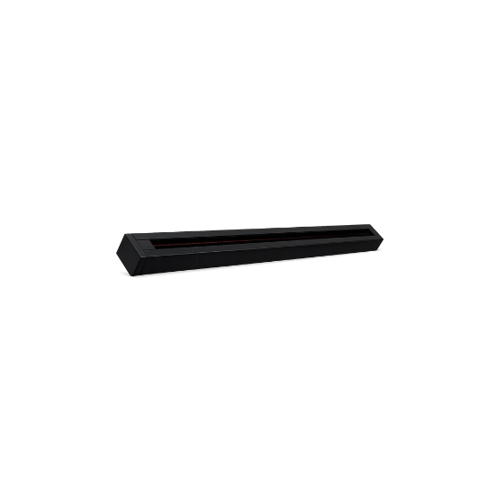 24409 Plastic track strip Black 1.m vetro