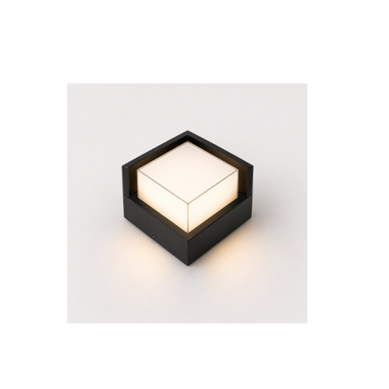 Light Outdoor Cube Worm 12.W Glob Vetro VE-0020