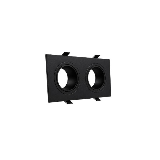 VE-0043 Double black plastic spot frame 17.2*9.3*2.9cm