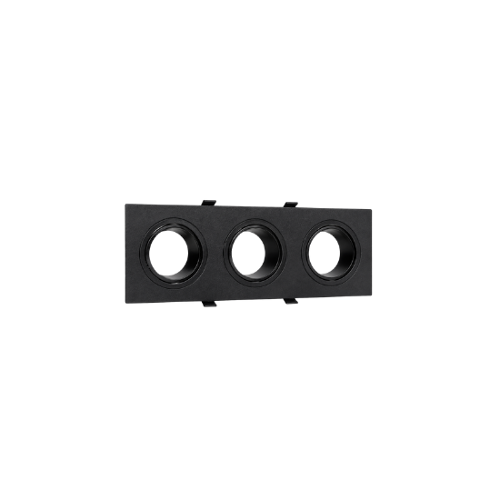 VE-0044 Triple black plastic spot frame 25.2*9.3*2.9cm