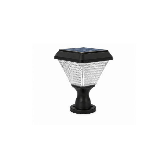 Led solar lantern for gardens vetro VE-0065