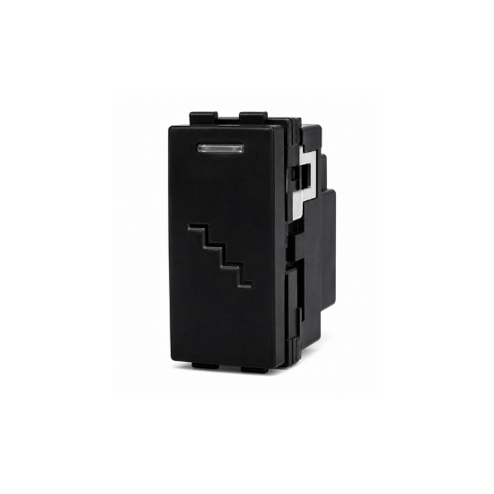 Gang MATTBLACK Stairs Switch W/Neon QVQ