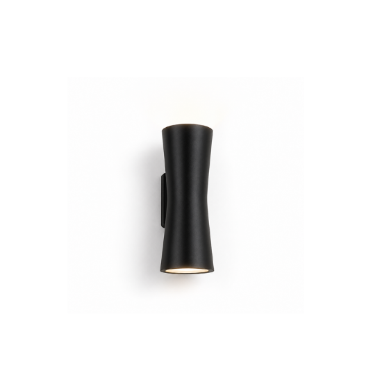 Up&Down LED Two lenses Cylinder warm white Vetro VE-UD0016