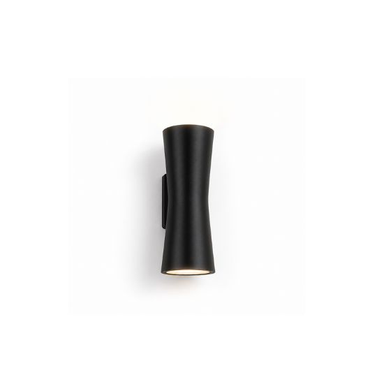 Up&Down LED Two lenses Cylinder warm white Vetro VE-UD0017