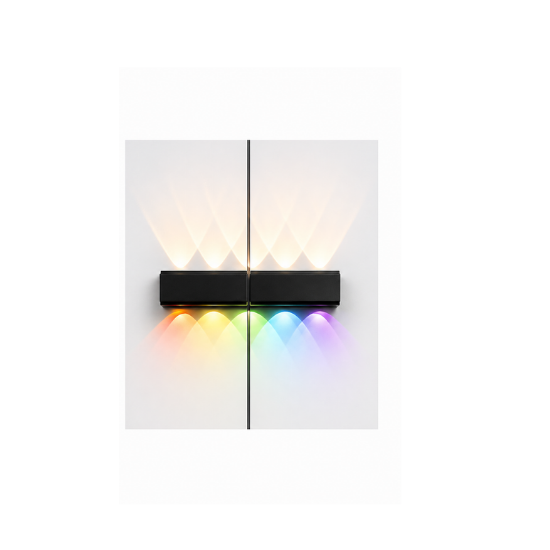 Up&Down LED Six lense worm + RGB Vetro VE-UD0022
