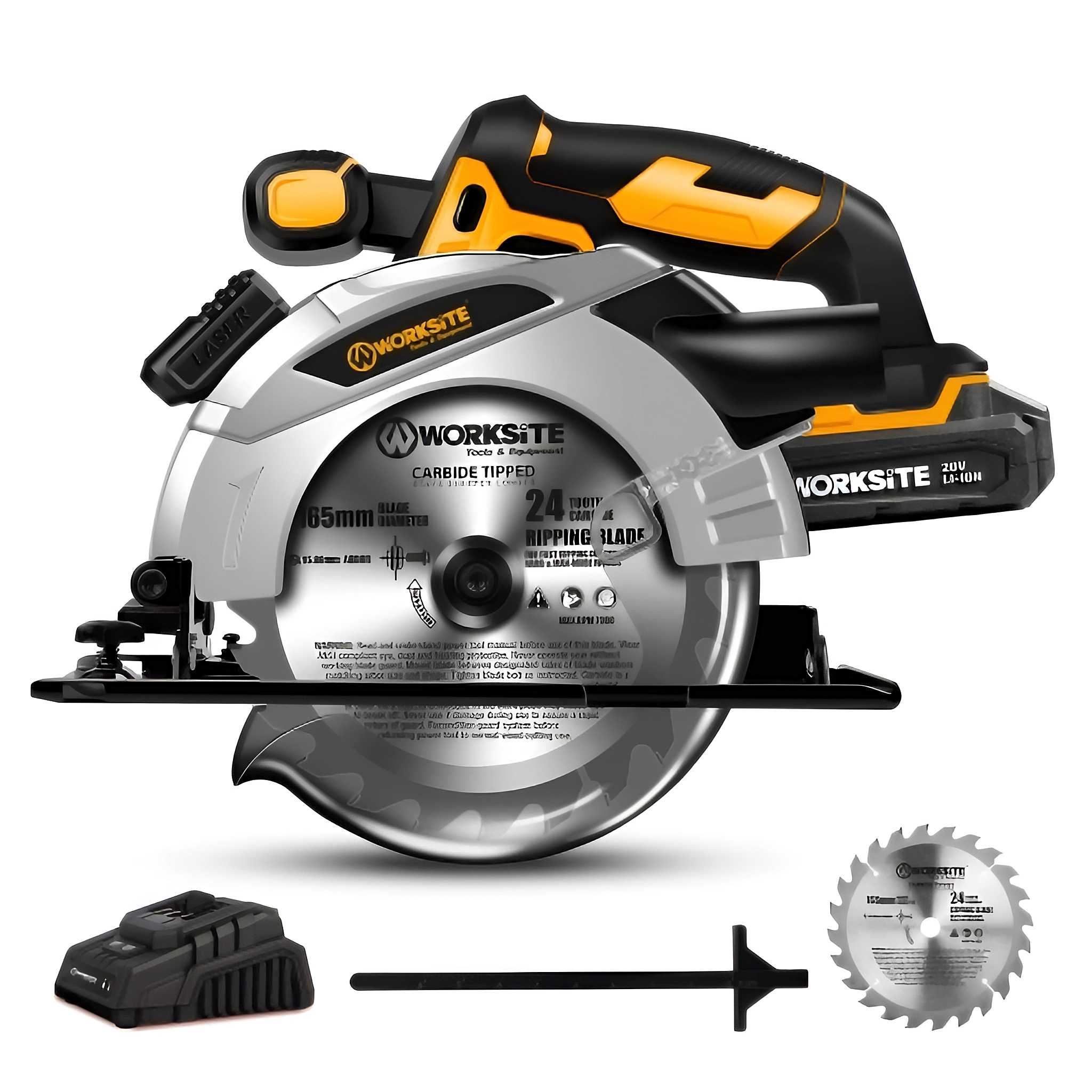 CCS334 20V Cordless Circular Saw 7inch 2 batteries