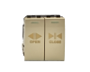 2 Gang Gold Shutter Switch QVQ