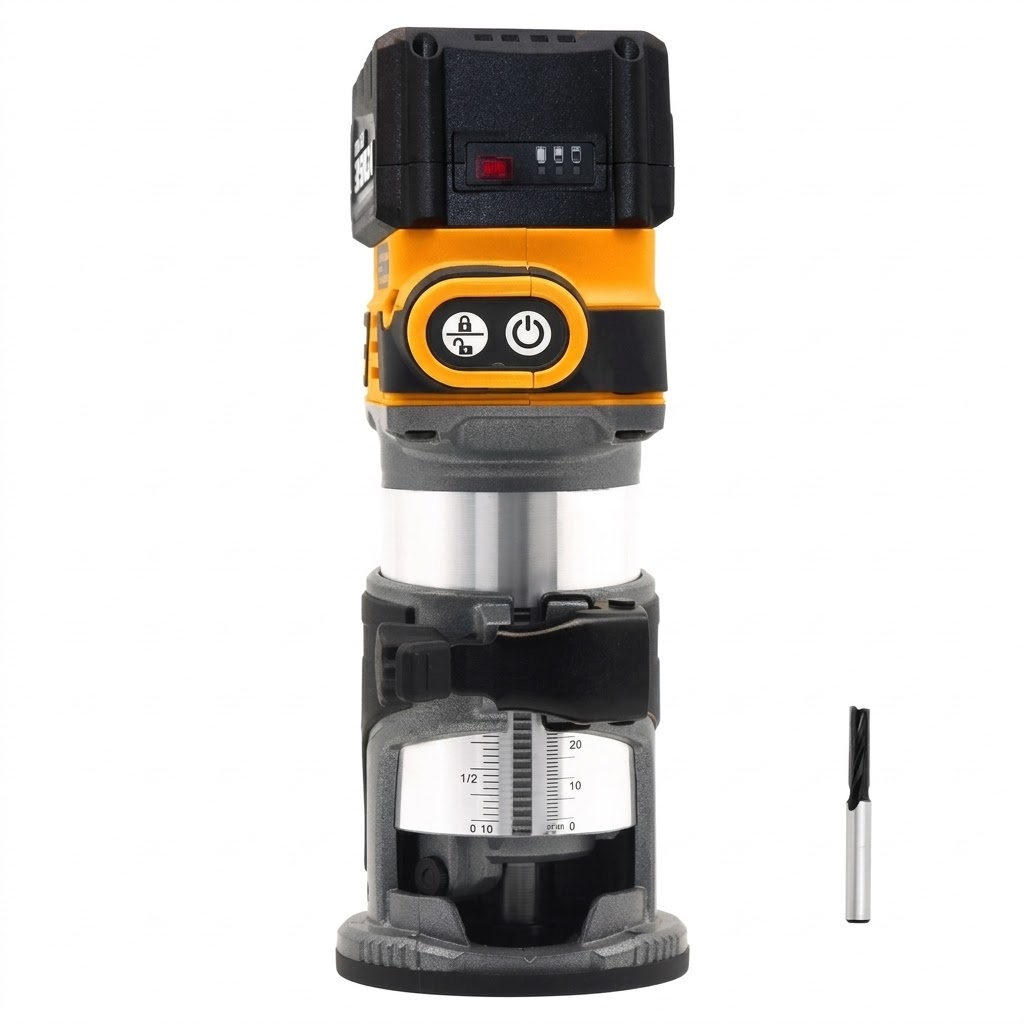 Worksite 20V Brushless Cordless Router with 2 Batteries CR326