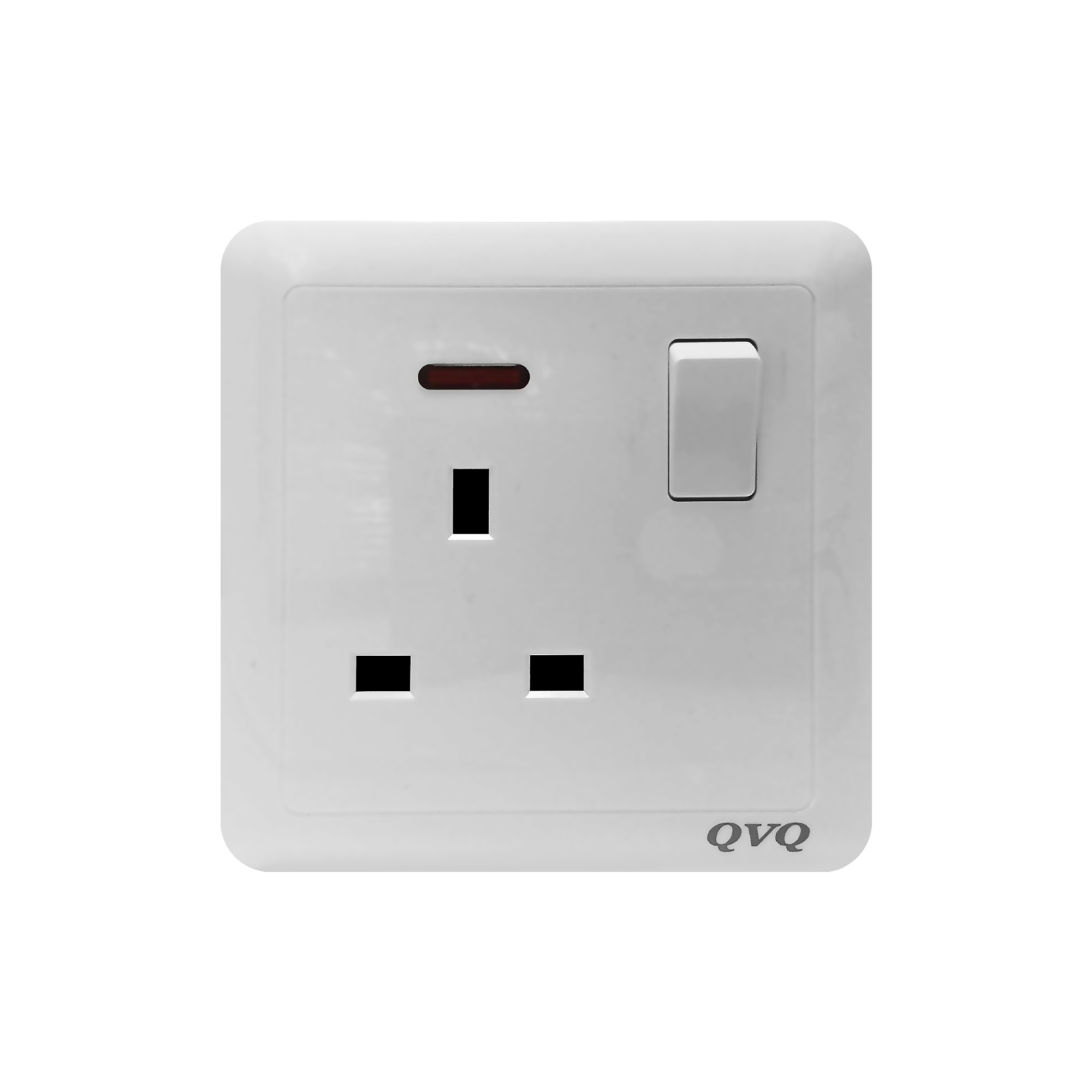13A 1 Gang Switched Socket W/Neon
