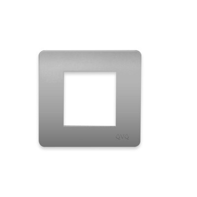 2M Silver Square MK Cover QVQ