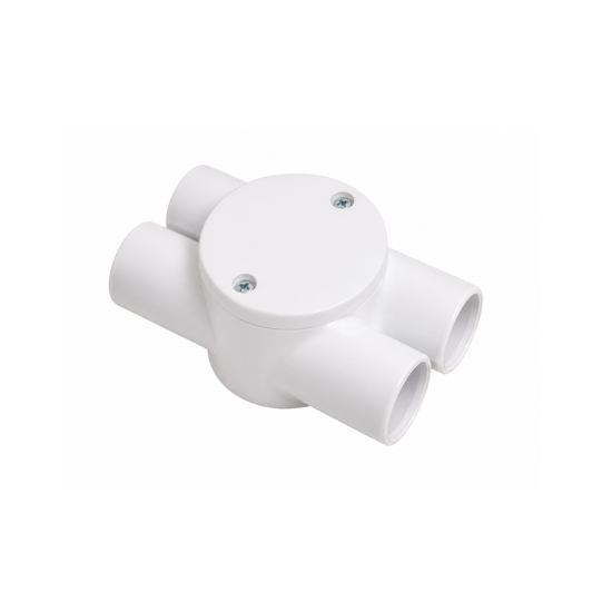 H PVC Conduit Box 25mm White