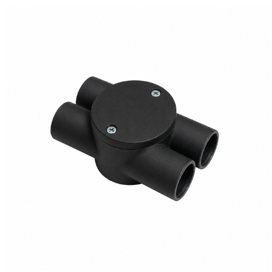 H PVC Conduit Box 20mm Black
