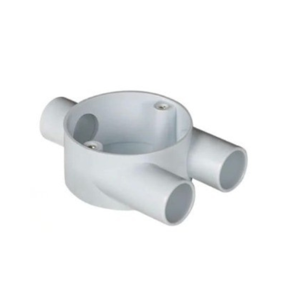 Y PVC Conduit Box 25mm White