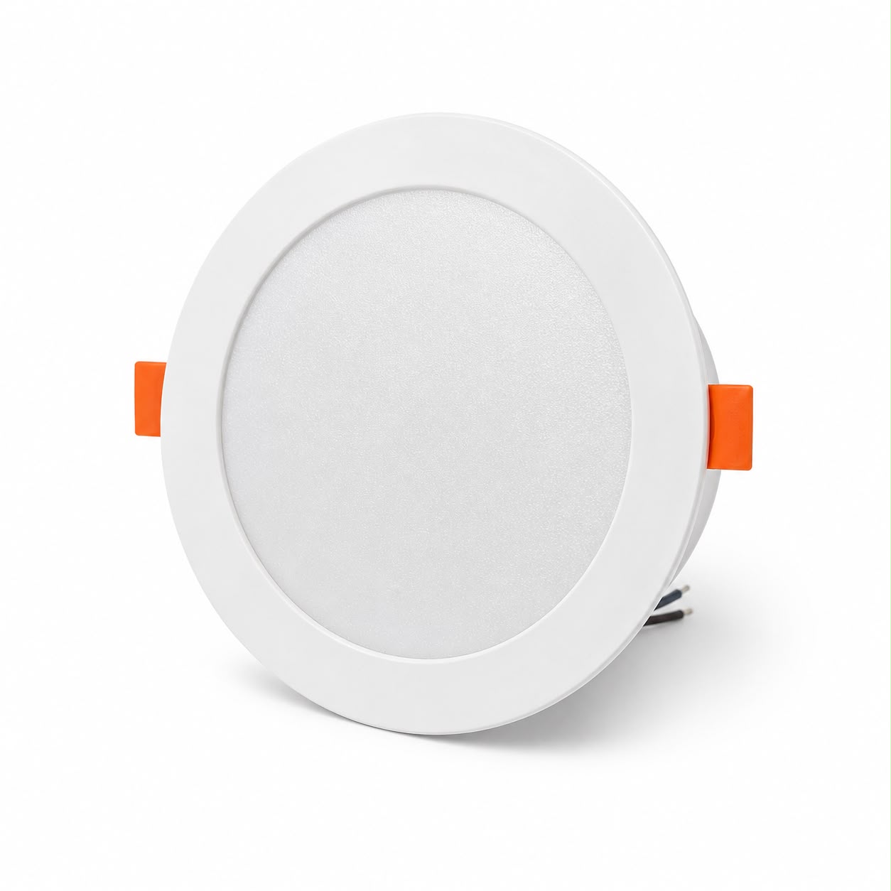 Vetro Eco Recessed LED Panel Downlight 6W 7cm Warm